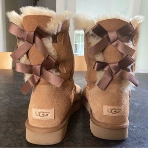 UGG Bailey Bow II boots.